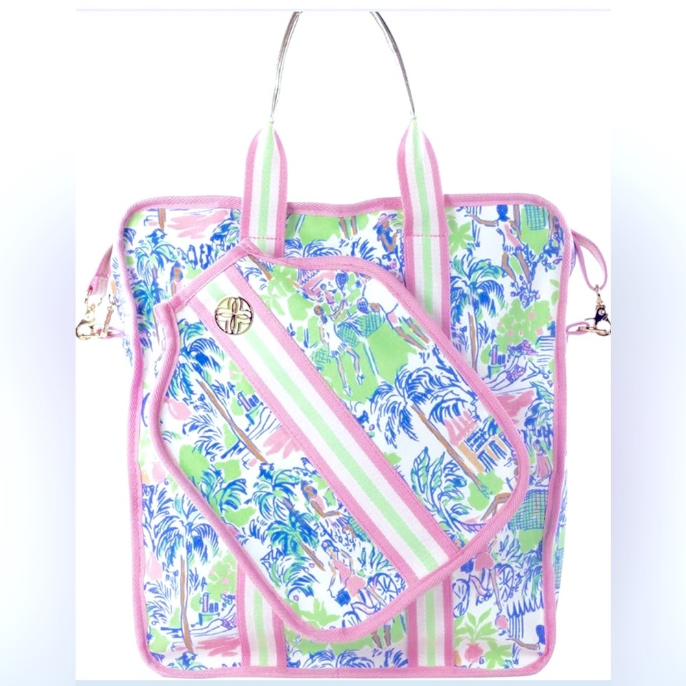 Gorgeous Lilly Pulitzer Pickelball Bag in Serving it Up! NWT!
